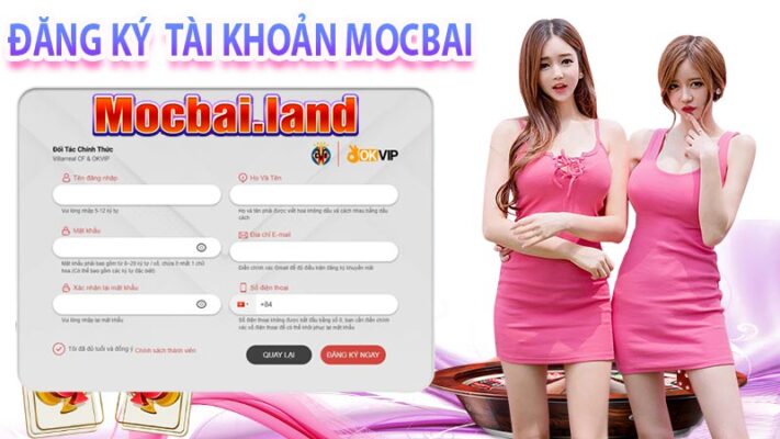 Hướng dẫn đăng ký tài khoản mocbai casino trên điện thoại